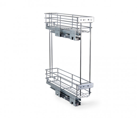 Cargo mini 150мм Bellissimo PUSH KR08/1/4/150/L, ЛЕВАЯ, ХРОМ  БОЯРД