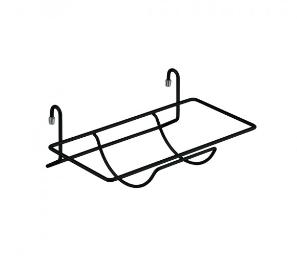 Навеска Полка для бумажных полотенец (300х200х120) черный матовый, YJ-G217BL