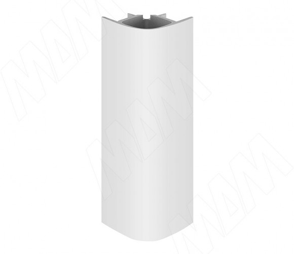 Уголок цоколя 90гр. универсальный (высота 100), зеркальный 19.9101R.10