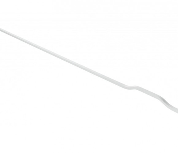 Ручка алюминиевая GRAVEL L-1200мм, белый матовый   UA-GRAVEL-1200-10М