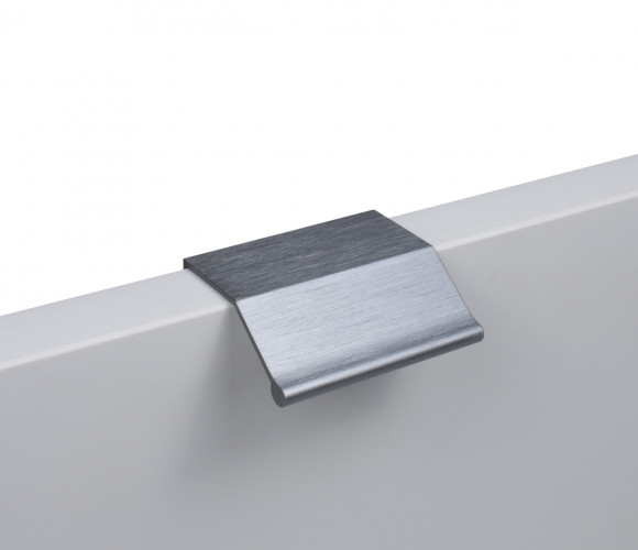 RT112BGR.1/160/200 Брашированный серый Ручка METRICA