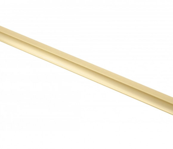 Ручка алюминиевая GROOVE 320мм/360мм, светлое брашированное золото   UA-GROOVE-320-22