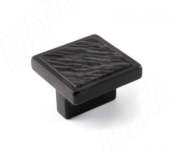 Ручка-кнопка 16мм черный матовый  2045.16.52