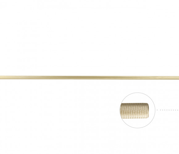 PR002MBSG.1/1152 Матовое браширован.сатиновое золото Пруток AL ROMB для ручки