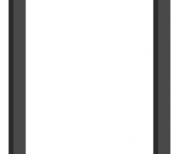 Опора П-образная не регулируемая 30х710 мм (черный матовый)