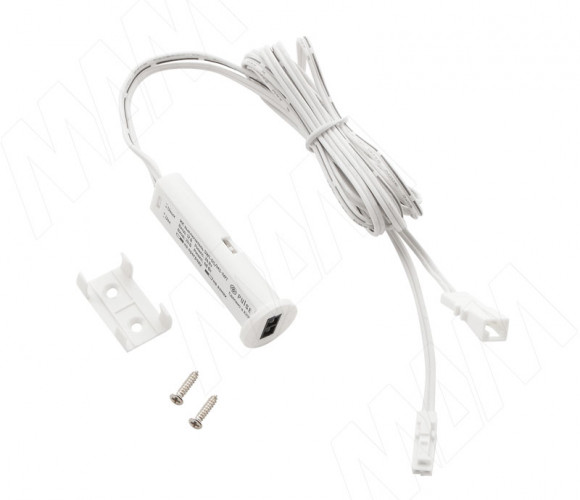  Выключатель инфракрасный универсальный, на преграду/взмах руки, белый 12/24V 24/48W  SW1-DS/MS-1WT