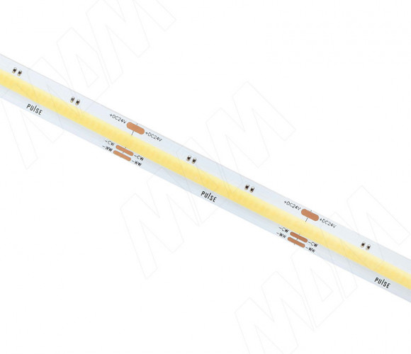 Светодиодная лента CCT COB 640 диодов,24V, 16W/1м, ширина 10мм, CRI 90, 2700-6500К рег. LS24-COB CCT-16