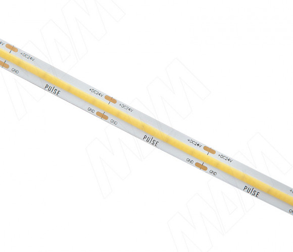 Светодиодная лента LUX COB 528 диодов,24V, 15W/1м, ширина 10мм, CRI 90, теплый 3000K  LS24-COB-WW20-15