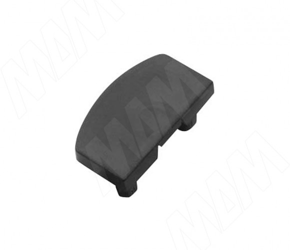 Заглушка торцевая для профиля SМ1, черная LSPA-CAP-SM1-BL