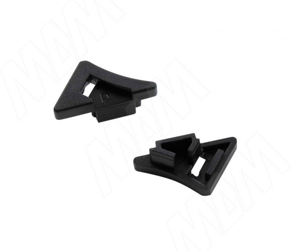 Заглушка торцевая для профиля SМ5, правая и левая черная, LSPA-CAP-SM5-BL