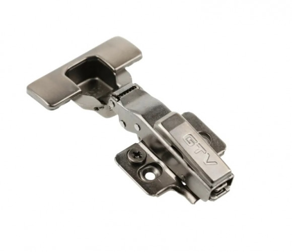 Петля GTV SILENTO PRO накладная с доводчиком с 3D регулир. H-0, CLIPON  ZM-HCSL09-3DBEO