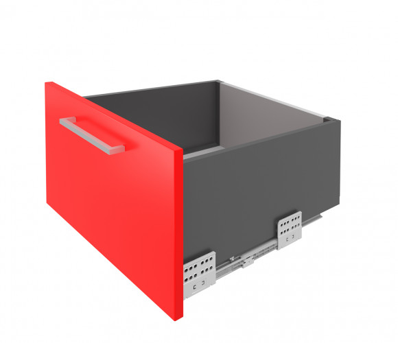 Ящик СТАРТ с ПРЯМЫМИ боковинами Графит SB21GRPH.1/450, выс. стенки 199мм