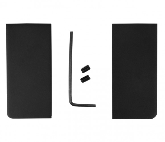 Заглушки закр. для горизонт. профиля GOLA BALANCE " L" Черный   RZ051.04BL   БОЯРД