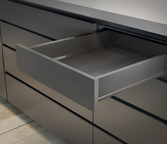 Ящик GTV Модерн Бокс PRO L-350, низкий H-84мм, Антрацит   PB-MBPRO-KPL350A