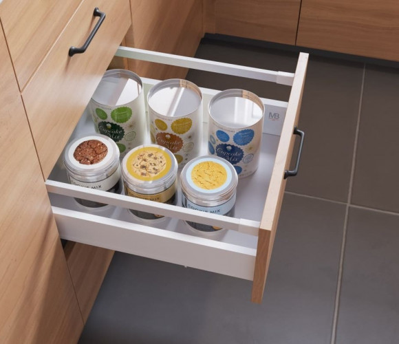 Ящик GTV Модерн Бокс PRO L-450, высокий H-199мм, Белый   PB-MBPRO-KPL450C1