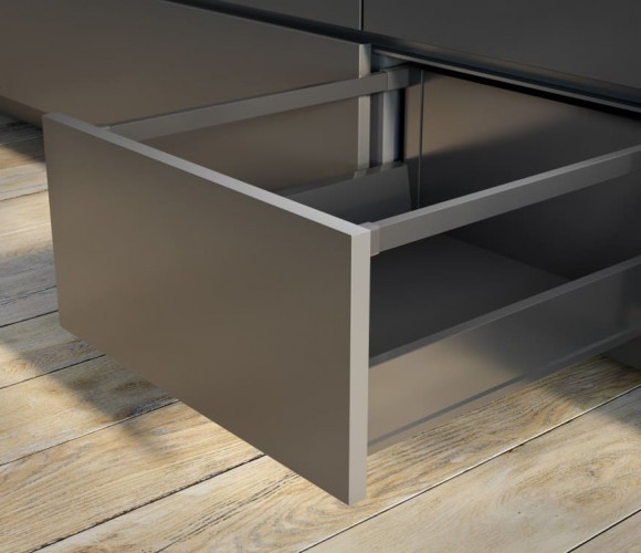 Ящик GTV Модерн Бокс PRO L-500, высокий H-199мм, Антрацит   PB-MBPRO-KPL500C