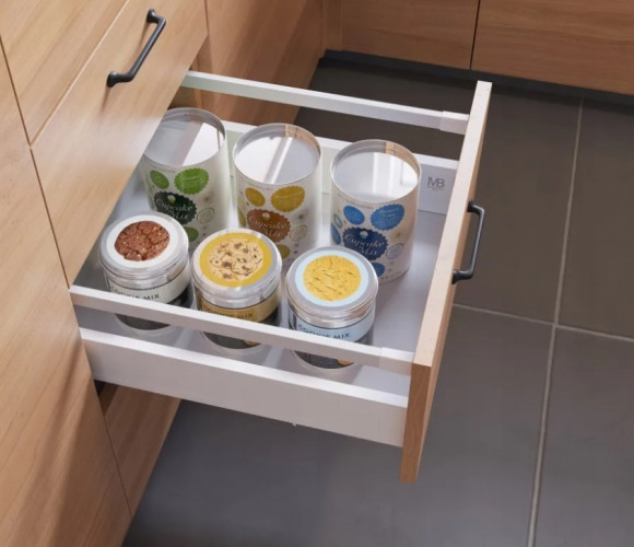 Ящик GTV Модерн Бокс PRO L-500, высокий H-199мм, Белый   PB-MBPRO-KPL500C1