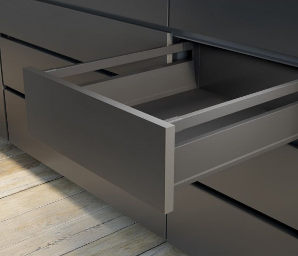 Ящик GTV Модерн Бокс PRO L-500, средний H-135мм, Антрацит   PB-MBPRO-KPL500B