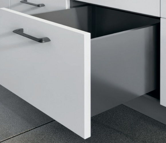 Ящик GTV AXIS PRO L-500, высокий H-200мм, Антрацит   PB-AXISPRO-KPL500D