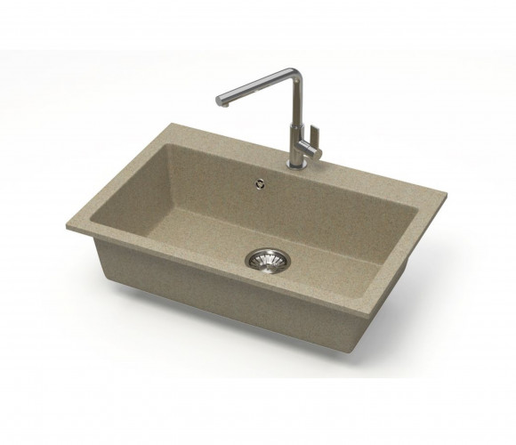 Мойка Модель 39,  755х505х200мм, Песок Q5  Мрамор