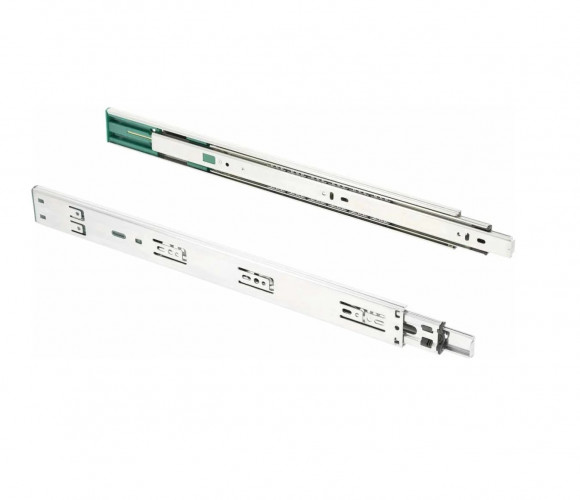 Направляющие шариковые с ДОВОДЧИКОМ Versalite PLUS+ полн. выдв., нагр 40 кг.   PK-L-H45-300-B   GTV