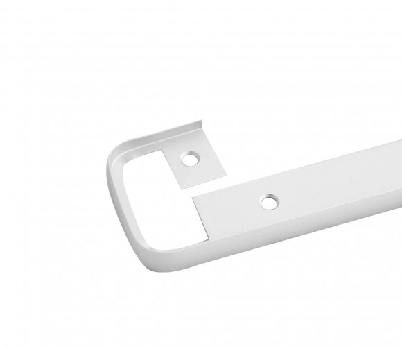 ПЛАНКА AL-38 R-3мм ЩЕЛЕВАЯ/СТЫКОВОЧНАЯ    (НОВИНКА) БЕЛЫЙ