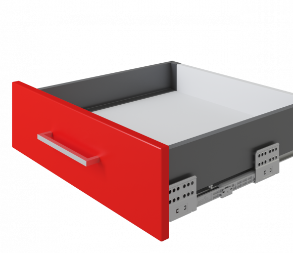 Ящик СТАРТ с ПРЯМЫМИ боковинами Графит SB18GRPH.1/300, выс. стенки 86мм