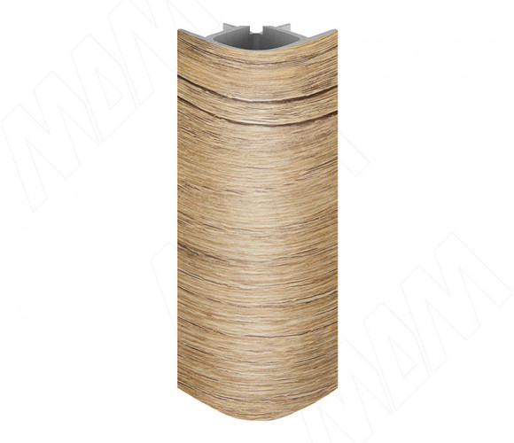 Уголок цоколя 90гр. универсальный (высота 150), Дуб Вотан 19.9150R.15