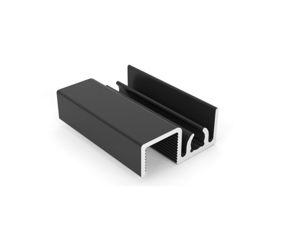 АРИСТО Профиль верхний плоский SLIM, 5400, черный   AV0734