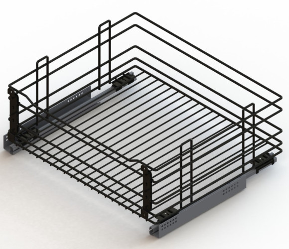 Cargo 600мм Корзина выкатная GTV, черный