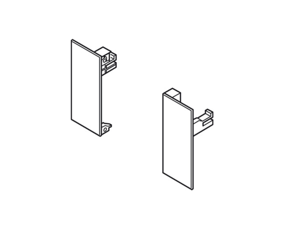 Крепления фасада внутр. ящика Hafele Matrix Box S, белый, h84мм   552.70.892