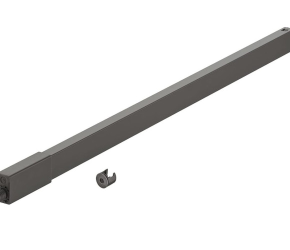 Рейлинги квадратные для ящика Hafele Matrix Box S, антрацит, 450мм   552.51.414