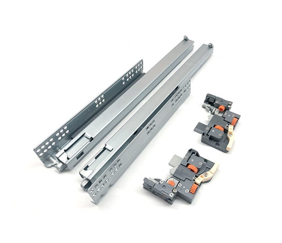 Направляющие скрыт. монт. DTC TS80/450 40кг 3D, 16-19мм, полного выдв. с дов. (TS80450H) 0020781