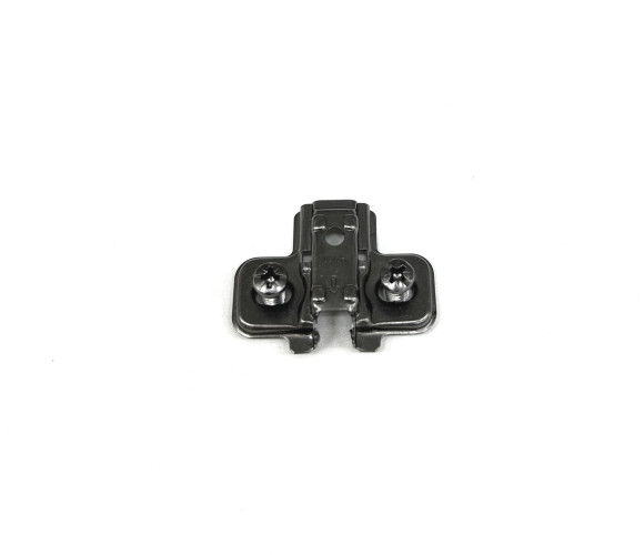 Монтажная планка DTC для петель STYLISH H=2, с евровинтами, черная (82H22AQ A08) 0024038