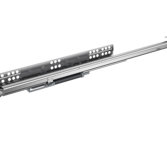 9318535 Направляющая Quadro 25 2D, част. выдв., Silent System, S (25 кг), EB21, NL450, левая