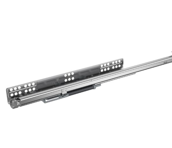 9318539 Направляющая Quadro 25 2D, част. выдв., Silent System, S (25 кг), EB21, NL500, левая