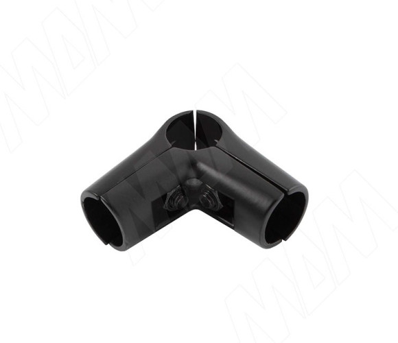 Соединитель угловой 3-х труб, черный  221.BL 03