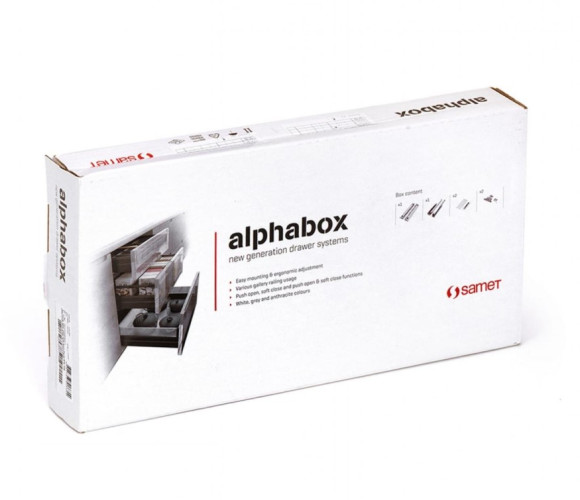 САМЕТ Ящик ALPHABOX с довод. 550 Белый, (ИНД, УПАКОВКА)  127.177.338.70.176